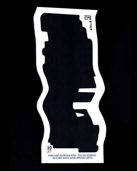 Portada del folleto de la exposición Tetrapack 2023 escaneada.