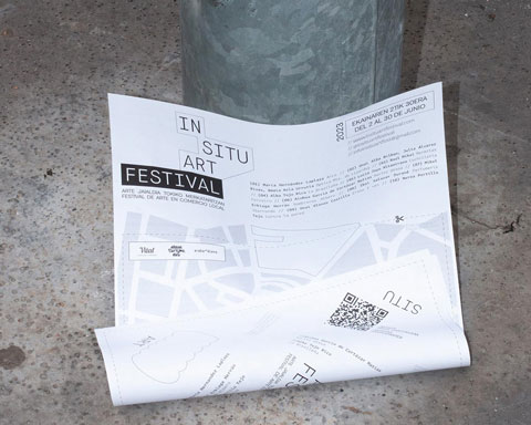 Mapa de los comercios participantes en el festival.